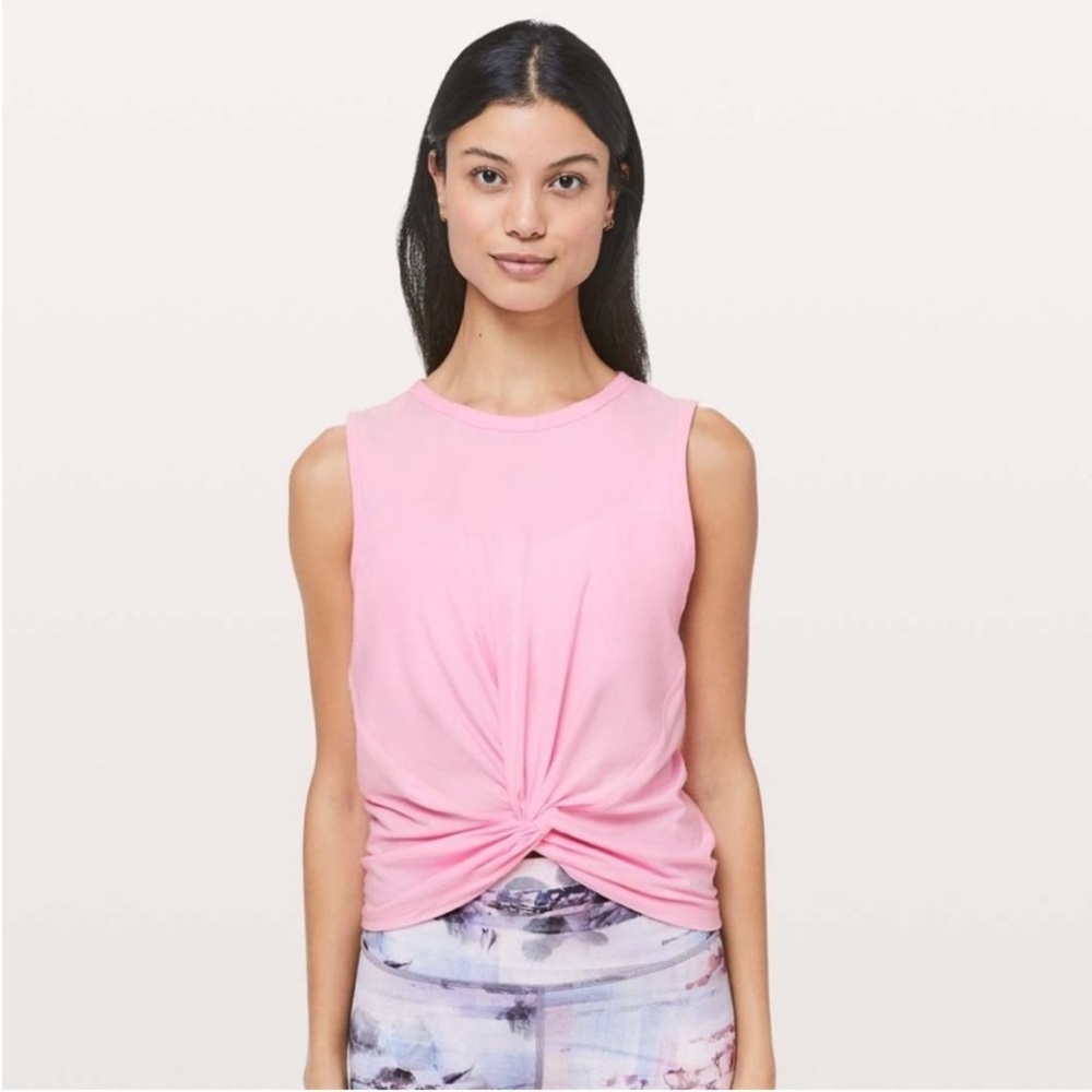 Lululemon Crescent Tank Miami Pink Light size 6